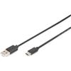 Digitus AK-300154-010-S cavo USB USB 2.0 1 m 2 x USB A AK-300154-010-S