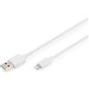 Digitus DB-600106-010-W cavo Lightning 1 m Bianco DB-600106-010-W