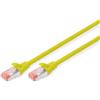 Digitus DK-1644-005/Y cavo di rete Giallo 0,5 m Cat6 DK-1644-005/Y