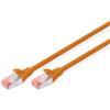 Digitus DK-1644-010/OR cavo di rete Arancione 1 m Cat6 DK-1644-010/OR