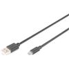 Digitus AK-300110-010-S cavo USB 1 m USB A Micro-USB B Nero