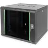 Digitus DN-19 09U-6/6-SW rack 9U Da parete Nero DN-19 09U-6/6-SW