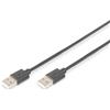 Digitus AK-300101-050-S cavo USB USB 2.0 USB A Nero AK-300101-050-S