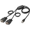 Digitus DA-70158 cavo seriale Nero 1,5 m USB tipo A DB-9 DA-70158