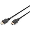 DIGITUS HDMI High Speed con cavo di collegamento Ethernet - 1 m - HDMI tipo A (Standard) - HDMI tipo A (Standard) - 3840 x 2160 Pixel - Compatibilità 3D - Nero