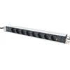 Digitus Ciabatta con profilo in alluminio, 8 prese, cavo di DN-95401