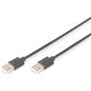 Digitus AK-300101-010-S cavo USB USB 2.0 USB A Nero AK-300101-010-S