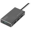 Digitus DA-70240-1 hub di interfaccia USB 3.2 Gen 1 (3.1 Gen 1) Type-A 5000 Mbit/s Nero
