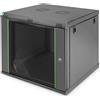 Digitus DN-19 09-U-EC-SW rack 9U Da parete Nero DN-19 09-U-EC-SW