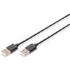 Digitus AK-300100-010-S cavo USB 1 m USB A Nero