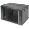 Digitus DN-19 07-U-EC-SW rack 7U Da parete Nero DN-19 07-U-EC-SW