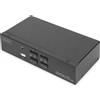 Digitus DS-12880 switch per keyboard-video-mouse (kvm) Nero DS-12880