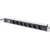 Digitus Ciabatta con profilo in alluminio, interruttore e DN-95402