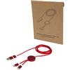 Cavo USB tipo C 5-in-1 in alluminio e plastica riciclata da 150 cm Alasia personalizzate o neutre
