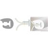 OSCULATI Profilo Parabordo in PVC Nero con Supporto di base a L 33 x 30 mm
