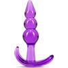 SuperLove Triple Bead Anal Plug Purple