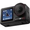 DJI Osmo Action 5 Pro Combo Essenziale, Fotocamera impermeabile con sensore 1/1.3,macchina fotografica subacquea, video 4K/120fps, Tracciamento del soggetto, stabilizzazione, 2 touchscreen OLED