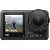 DJI Osmo Action 4 Combo Essenziale - Action cam impermeabile 4K/120fps con sensore 1/1.3", macchina fotografica subacquea,incredibili immagini con scarsa illuminazione,prestazioni cromatiche a 10 bit