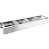 IBILI Base for Pyramid/Half-Sphere Mould, Stainless Steel, Silver, 40 x 10 x 5 cm