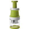Ibili tritaverdure Comfort Mini plastica Verde, Plastica, Blanc/Vert/Transparent, 9 x 9 x 24 cm