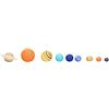 Tnfeeon Giocattolo del Sistema Solare Fai-da-te, 9 Pezzi in Vinile Modelli Planetari Fai-da-te Astronomia Scienza Modello Educativo per Bambini Bambini