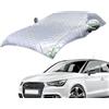 Shannan Telo Grandine Auto Imbottito,Coperture Per Carrozzeria Auto,Telo Antigrandine Auto,Mezza Copertura Per Auto Traspirante Addensata, Antipolvere E Antineve Per La Maggior Parte Delle Auto,Berline E SUV