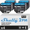 Shelly Plus 2PM - Pack x 4