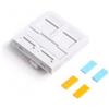 DIGITUS Flat adapter M45 2xKeystone, white, dust covers, X-EAK02-B