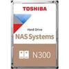 Toshiba Hard Disk Toshiba N300 - 35" 10TB - 7200rpm - SATA 6Gbps - 512MB