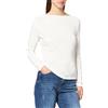NA-KD Top a Maniche Lunghe Drappeggiato Camicia, Bianco Sporco, L Donna