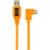 Tether Tools TetherPro cavo da USB 3.0 a USB-C adattatore ad angolo "Pigtail" 50 cm arancio