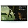 Sony BRAVIA 7 QLED (XR l Mini LED) 85 pollici 4K HDR Google Smart TV (2024) Gaming menu per PlayStation 5, IMAX Enhanced, Dolby Vision Atmos, Chrome