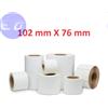 EPSON COMPATIBILE Epson Opaco White Roll:102mm x 76mm, 440 labels,Diametro 40mm Ad inchiostro - JICH102X76WT