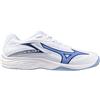 Mizuno Scarpe indoor da uomo Mizuno Thunder Blade Z White/Bellwether Blue EUR 44