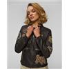 Aeronautica Militare Giacca Marrone In Pelle Da Donna Aeronautica Militare