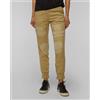 Aeronautica Militare Pantaloni Cargo Beige Da Donna Aeronautica Militare