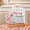 CaiTang Regalo Nonna, Cuore in Acrilico Regalo Nonna Compleanno, Regalo Festa Della Mamma e Nonna, Regalo per Nonna Targa Acrilica Inciso, Regalo da Nipoti, Pannello Decorativo Acrilico Regalo Nonna