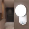 Gotopceed Luce LED Sensore Movimento USB Ricaricabile 3000K 4500K 6000K, Lampada da muro Senza Corrente con 5000mAh Batteria, Luci Sensore Interno con Telecomando per Garage Cantina Corridoio Cameretta Bagno