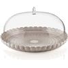Guzzini - Tiffany, Set Tortiera - Grigio Tortora, Ø 36 x h14 cm - 199500158