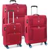 MODO BY RV RONCATO Star 2.0 set 3 trolley morbidi 4 ruote con tsa