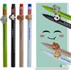Tinte Ink Legami - Set di 4 penne gel con busta regalo, motivo: orso, panda, koala e bradipo