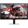 Samsung Monitor Gaming Samsung Odyssey G8 G80SD (LS32DG800SUXEN) 32'' OLED Flat, UHD (3,840 x 2,160), 0.03ms(GTG), 240Hz Max., FreeSync Premium Pro, HDR10+ Gaming, Silver