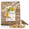 Wildtier Herz Mangime Uccelli Selvatici - 5 kg Semi Selezionati Senza Guscio - Cibo Nutriente per Uccellini da Giardino - Miscela Senza Grano per Tutte le Stagioni