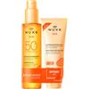LABORATOIRE NUXE ITALIA Srl Nuxe Sun Duo Olio Solare SPF50 + Latte Doposole - Protezione solare molto alta per viso e corpo 150 ml + Latte doposole per viso e corpo 100 ml