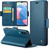 FERLAN Cover per Samsung Galaxy A30S/A50S/A50+ 2 Pezzi Vetro Temperato,Antifurto,supporta ricarica wireless,in pelle multifunzione,chiusura magnetica con chiusura anti-urto,blu