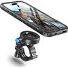 Cozycase Supporto Bici Moto Per iPhone 13 Impermeabile - Metallo/Alluminio Porta Cellulare Telefono/Navigatore Manubrio Mtb/Bicicletta Monopattino Elettrico Ebike Scooter Mountain Bike Waterproof