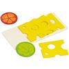 Goki 51811 - Negozi e Accessori - fette di Formaggio 4 fette, 1 Foglia di lattuga, 1 Pomodoro