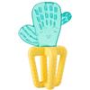 Chicco Massaggia Fresh Cactus Massaggiagengive 4m+ Design Cactus Per Sollievo Dentizione Neonati