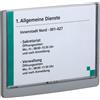 Durable Targhe DURABLE CLICK SIGN ABS trasparente/grafite A5 210x148,5 mm 486637