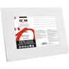 DOM Cartone telato per pittura DOM 300 g 35x50 cm - bordo 3 mm - 354/3550